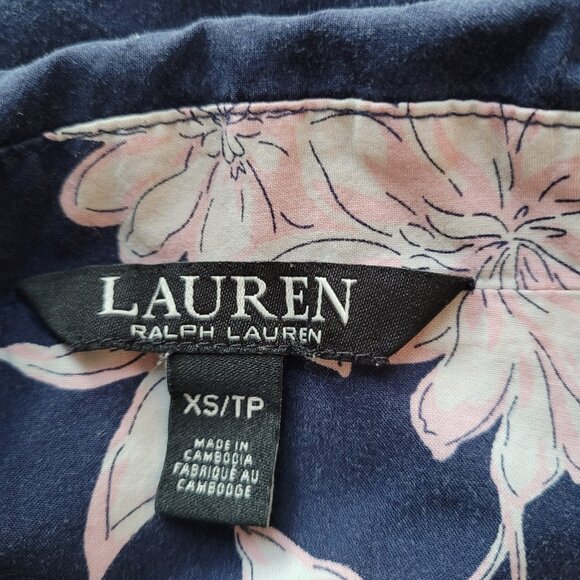 Lauren Ralph Lauren Floral Print Cotton Pajamas Size XS - Picture 4 of 8